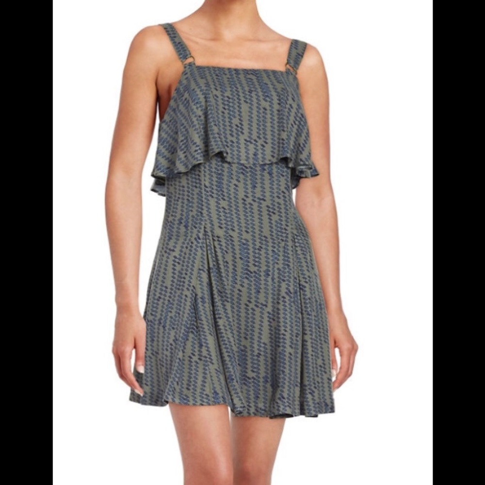 Free people brown sundress/skater dress